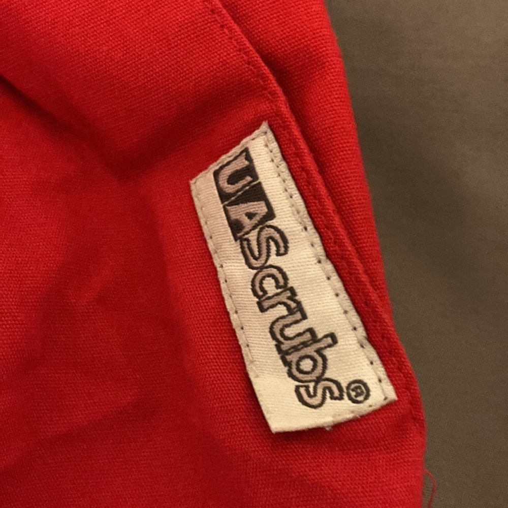 Red Scrub Pants - Picture 2 of 4